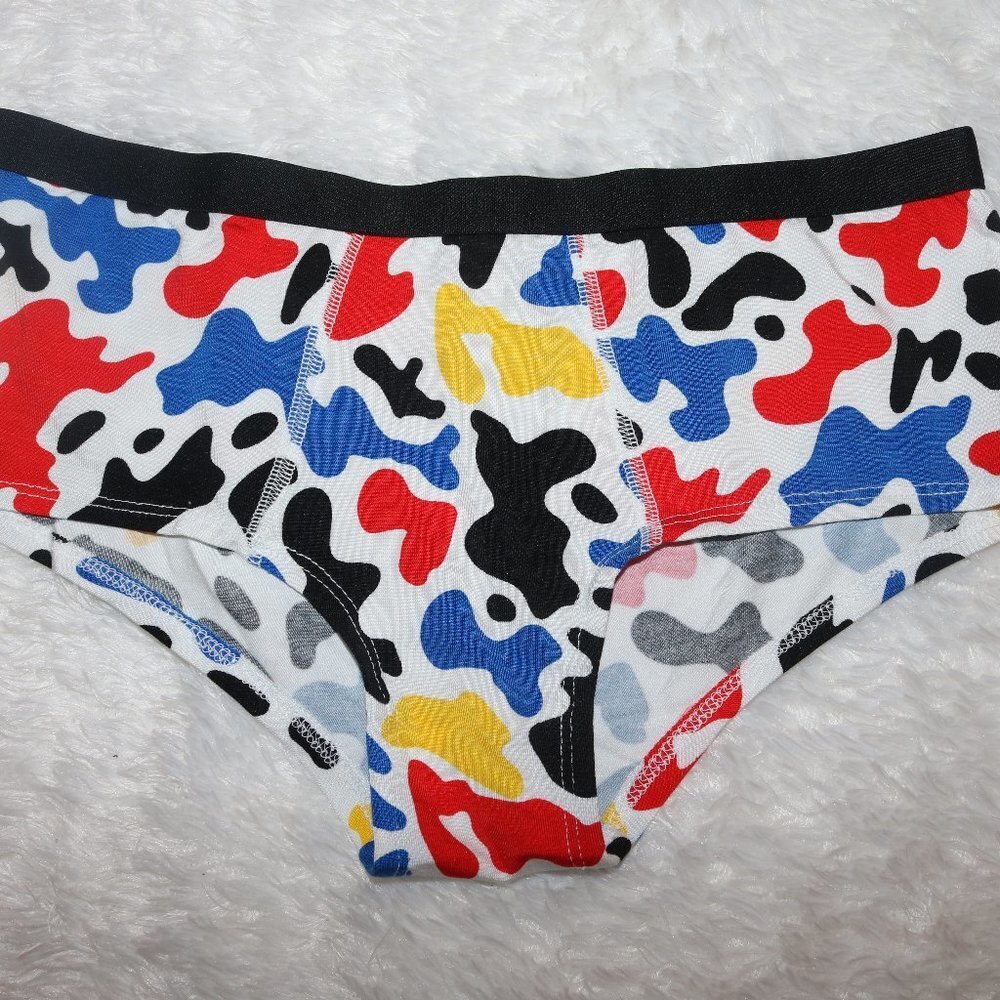 MeUndies NWOT ladies cheeky briefs Artist's Camo size small NEW